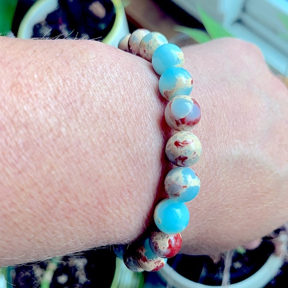 NWT 💕 | Empowerment Bracelet | Snakeskin Agate | Gemstone Crystal Bracelet 💖… - Picture 4 of 8